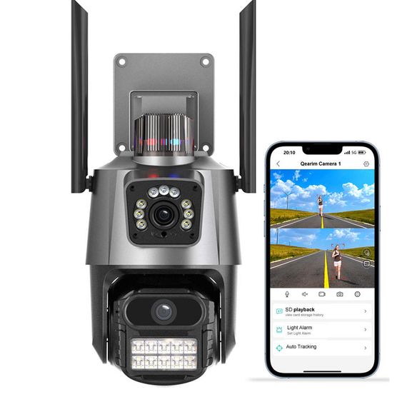 Камера відеоспостереження PTZ вулична WiFi Outdoor Camera P11 ICSEE 3MP (41564-15968_1082) | Зображення 6