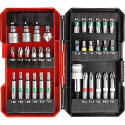 Набор бит Einhell 34 шт, кейс, KWB (108801)