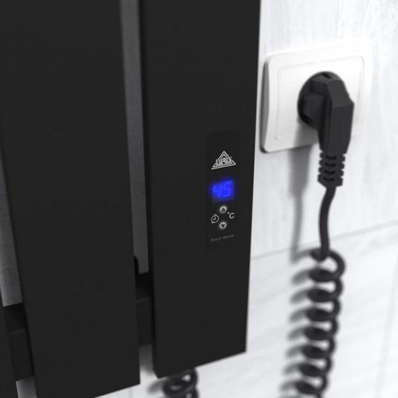 Электрическая полотенцесушилка Laris Зебра Бостон ЧФ(Ч)5 1200 Е (подкл. справа) | Зображення 4