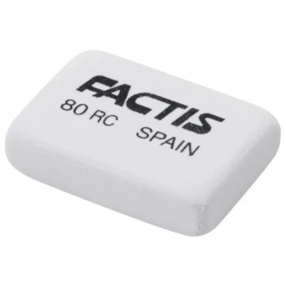 Гумка прямокутна FACTIS 80RC Білий shop (8414034000028)