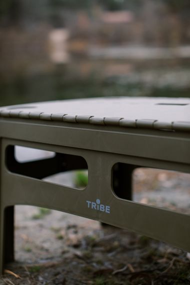 Стіл Tribe Camp Table Low оливковий складаний, Похідний стіл трайб для кемпінгу, Стіл для риболовлі та пікніка | Зображення 3