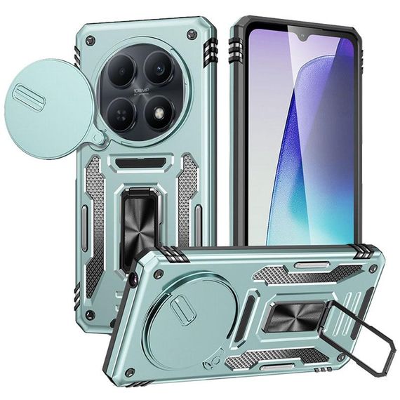 Ударостійкий чохол Camshield Army Ring для Xiaomi Redmi Note 15 (EU) / Poco M8 5G Зелений / Light Green