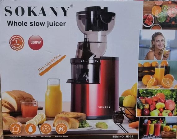 Шнековая соковыжималка Sokany SK-01003 Овощерезка | Зображення 4