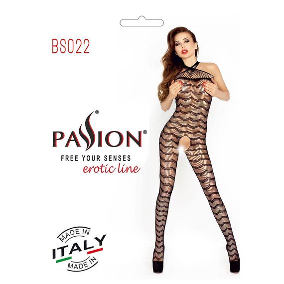 Бодистокинг Passion BS022 black, комбинезон | Зображення 5