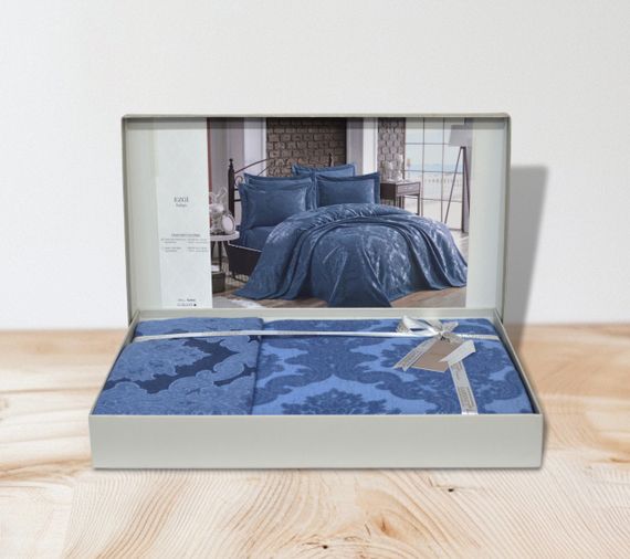 Покрывало Gardines 240х260 см Ezgi синие | Зображення 1