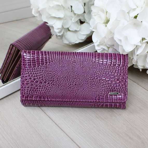 Кошелек женский на магнитах из экокожи 19х10см | Зображення 4