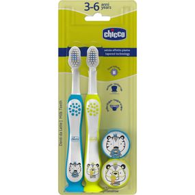 Детская зубная щетка Chicco 3-6 лет, 2 шт. (12084.11)