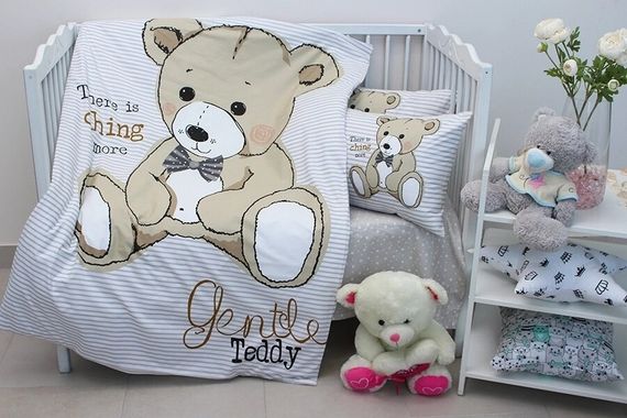 Детский комплект Teddy grey