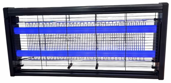 Знищувач комарів потужний електричний 30W UV LED лампа пастка для мух, мошок та москітів 220В чорна підвішувана | Зображення 2