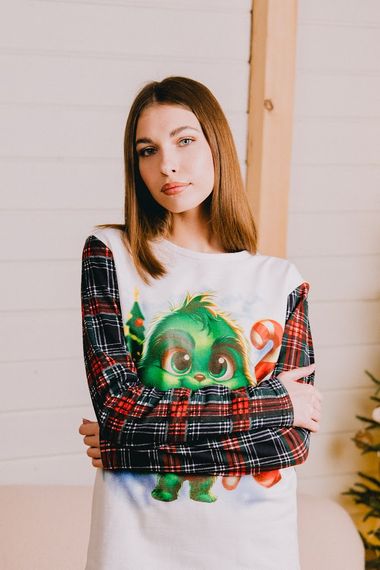 Піжама жіноча "Family look" Носи своє 50 Чорний (p-12939-178546) | Зображення 6