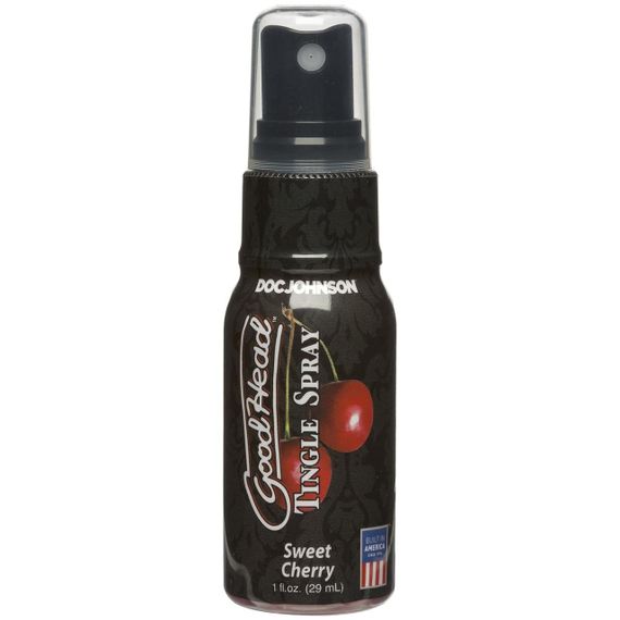 Спрей для мінету Doc Johnson GoodHead Tingle Spray - Sweet Cherry (29 мл) зі стимулювальним ефектом Sex Aura