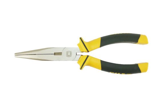 Длинногубцы прямые обрезиненные 180мм СИЛА