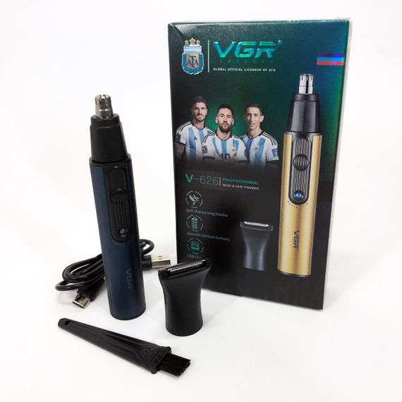 Тример для вух і носа в комплекті VGR 2 в 1 V-626, Тример для бороди і вух носа OV-45 | Зображення 7