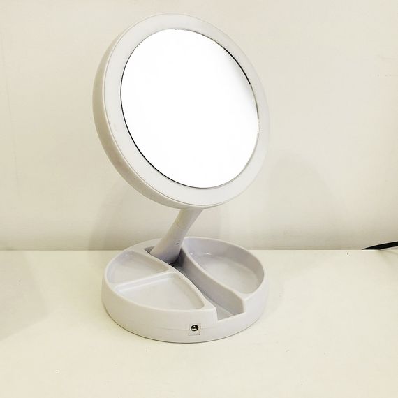 Дзеркало зі світлодіодом My Fold Away Mirror | Дзеркало для макіяжу | Дзеркало для макіяжу ZW-819 зі збільшенням | Зображення 3