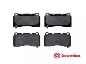Колодки тормозные передние дисковые BREMBO, для Tesla S/X/3, P09004