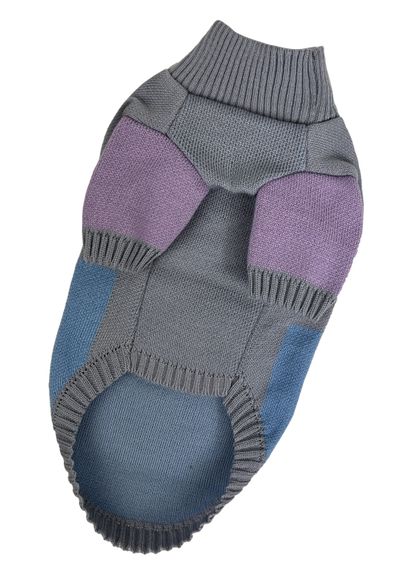 Светр для котiв в'язаний CAT блакитно сірий SC-9 | Зображення 3