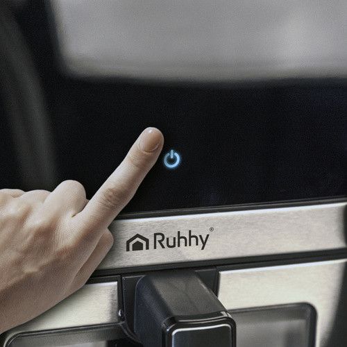 Аэрофритюрница 8 л Ruhhy 25512 с антипригарным покрытием без масла + бесплатные рецепты | Зображення 3