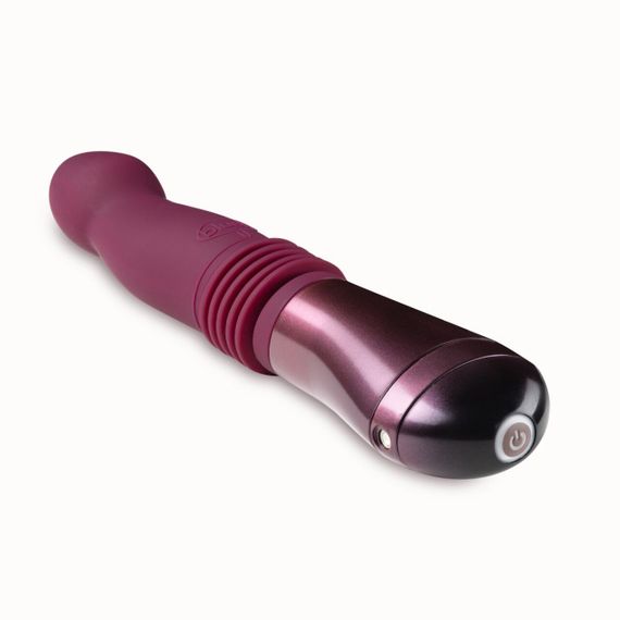 Пульсатор для точки G Blush Temptasia – Trixie Thrusting Dildo – Wine Red, 3 швидкості | Зображення 5