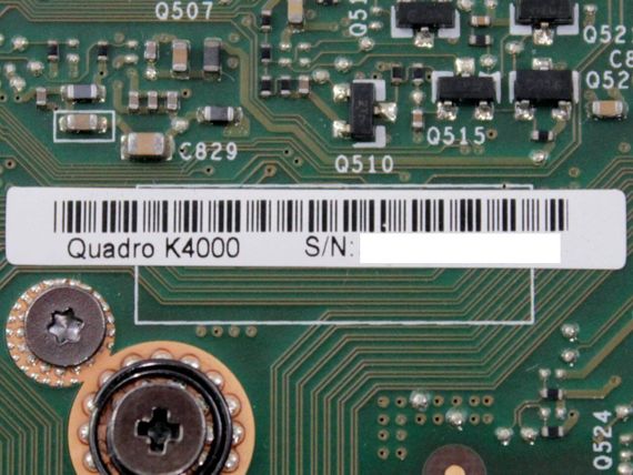 Дискретна відеокарта nVidia Quadro K4000, 3 GB GDDR5, 192-bit / DVI, DisplayPort у системний блок б/в | Зображення 4