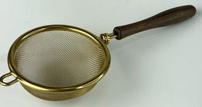 Сито з ручкою Olens Волнат 102-1340 20 см золотисте