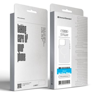 Чехол для мобильного телефона Armorstandart Y23 MagSafe Apple iPhone 16 Pro Max Transparent (ARM79574) | Зображення 1