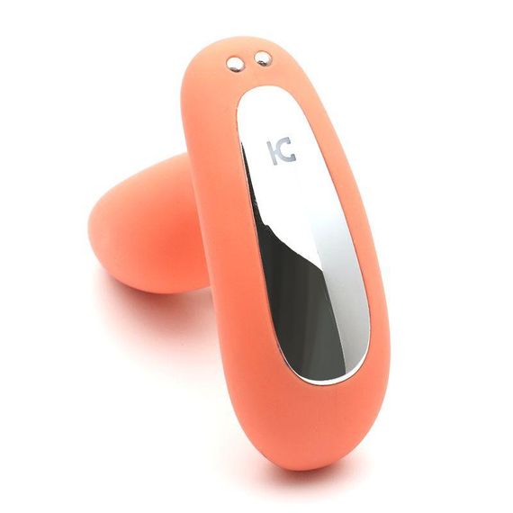 Вібропробка і масажер простати 2-в-1 KISTOY Gordon Orange з пультом ДК, гнучка ніжка | Зображення 4