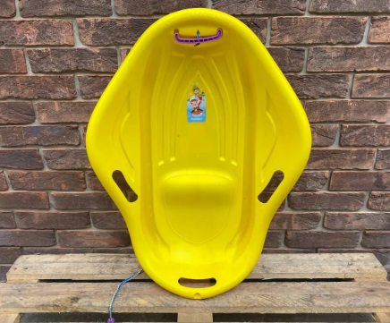 Санки  зимние  MARMAT "Ракушка " , цвет желтый