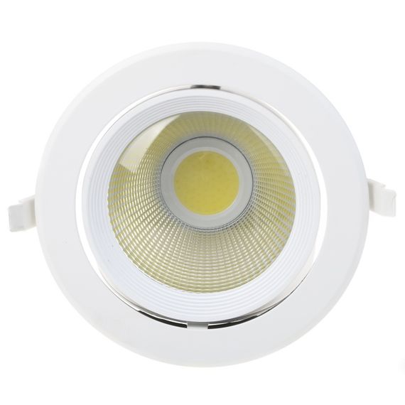 Светильник потолочный LED врезной  LED-168/30W CW WH