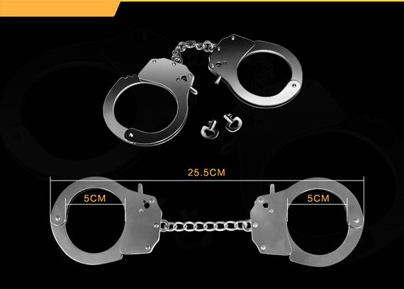 Наручники - Fetish Pleasure Metal Hand Cuffs sexstyle | Зображення 1
