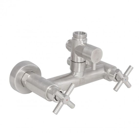 Душова система для кабіни Lidz Wind 1363 двохвентильний на два споживача LDWIN1363NKS43389 Nickel | Зображення 4