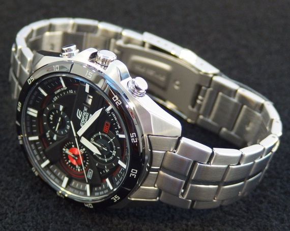 Годинники чоловічі водонепроникні кварцові оригінальних японськи Casio Edifice EFR-556DB-1AVUEF (модуль 5451) | Зображення 4