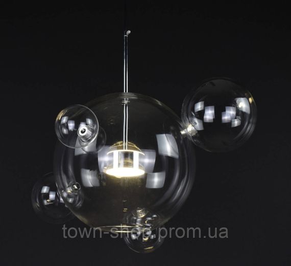 Люстра потолочная LED AA397-300+4-cr Бронза 50-180х51х51 см. | Зображення 2