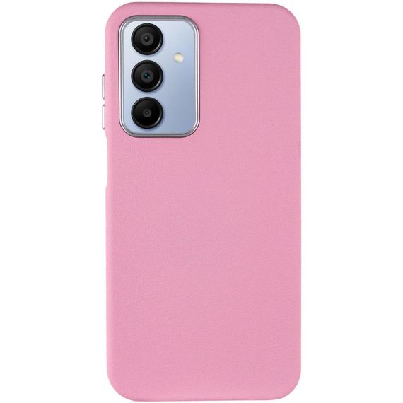 Кожаный чехол Leather Case Metal Buttons для Samsung Galaxy A25 5G Light Pink | Зображення 1