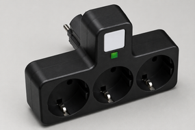 Мережевий фільтр з підсвічуванням 3 розетки, 2500Вт (2хUSB + Type-C) / Мережевий трійник / Адаптер в розетку