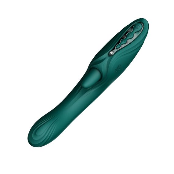 Вібратор-кролик Zalo Ares Turquoise Green sexstyle | Зображення 2