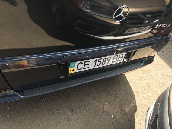 Накладка на задній бампер DDU-мат (ABS) для Mercedes Vito W638 1996-2003 років | Зображення 3