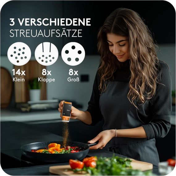 Банки для спецій скляні, набір 24 шт, квадратні з етикетками, воронкою, маркером, баночки 120 мл для кухні комплект | Зображення 2