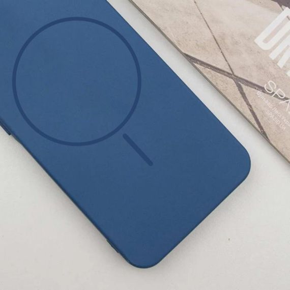 Чохол Silicone Cover Lakshmi Full Camera (AA) with MagFit для Samsung Galaxy S25 Ultra Синій / Navy blue | Зображення 1