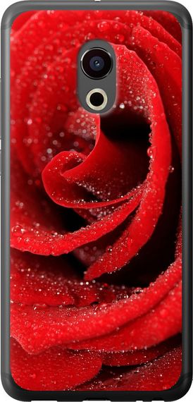 Чехол на Meizu Pro 6 Красная роза "529u-293-17620"
