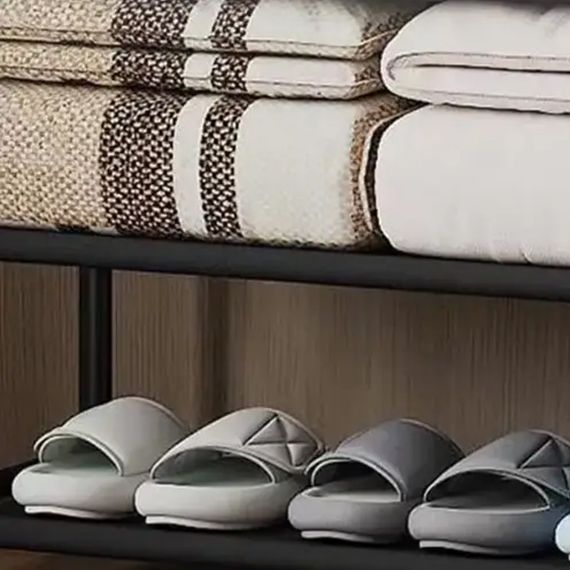 Підлогова вішалка для одягу 178х60х26 см, Clothes Rack Up, Чорний/стойка-вішка в передпокій/стійка для одягу | Зображення 4