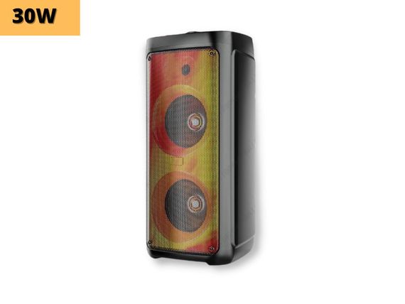 Портативная колонка XPRO ZQS8215 чемодан  30Вт, USB, SD, FM радио, Bluetooth, 1 микрофон, ДУ (MER-15653) | Зображення 1