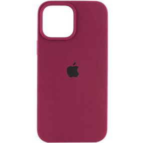 Чохол Silicone Case Full Protective (AA) для Apple iPhone 13 Pro Max (6.7") Бордовий / Maroon