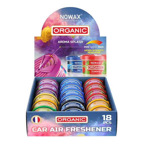NOWAX MIX ароматизаторів Nowax серія Organic у виставковий бокс