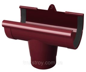 Воронка желоба. 130/100 Водосточные системы Rainway (Ренвей). красный