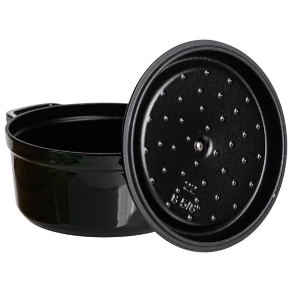 Кокотниця чавунна емальована 2,5 л, малахіт HP-FLG-9 green | Зображення 3