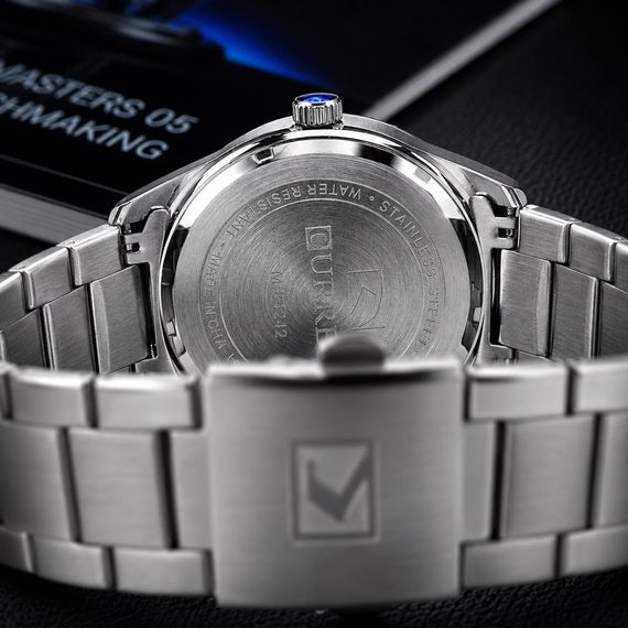 Чоловічий годинник Curren 8425 Silver-Blue | Зображення 8
