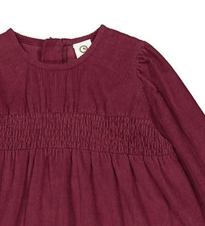 Дитяча вельветова сукня для дівчинки Green Cotton 110 см Вишнева (251112104) | Зображення 2