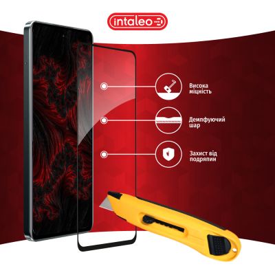 Стекло защитное Intaleo Full Glue Realme C67 Black (1283126590047) | Зображення 4