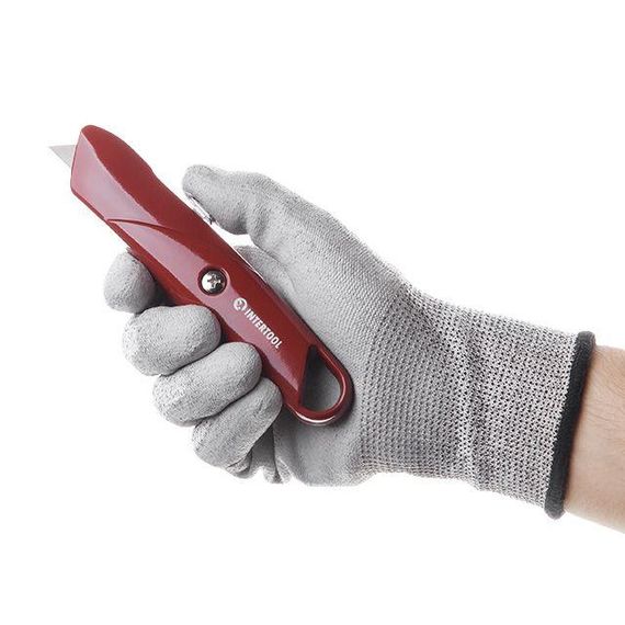 Ніж з висувним трапецієподібним лезом 60*19 мм INTERTOOL HT-0505 | Зображення 6