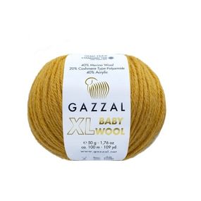 Gazzal BABY WOOL XL No 842 пряжа для в'язання Gazzal